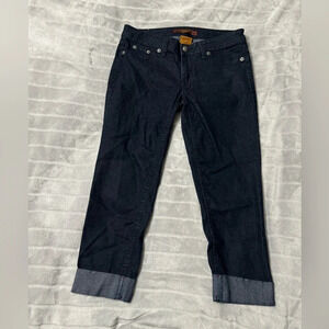 Domaine Brand Jeans Cuffed Capri Size 5